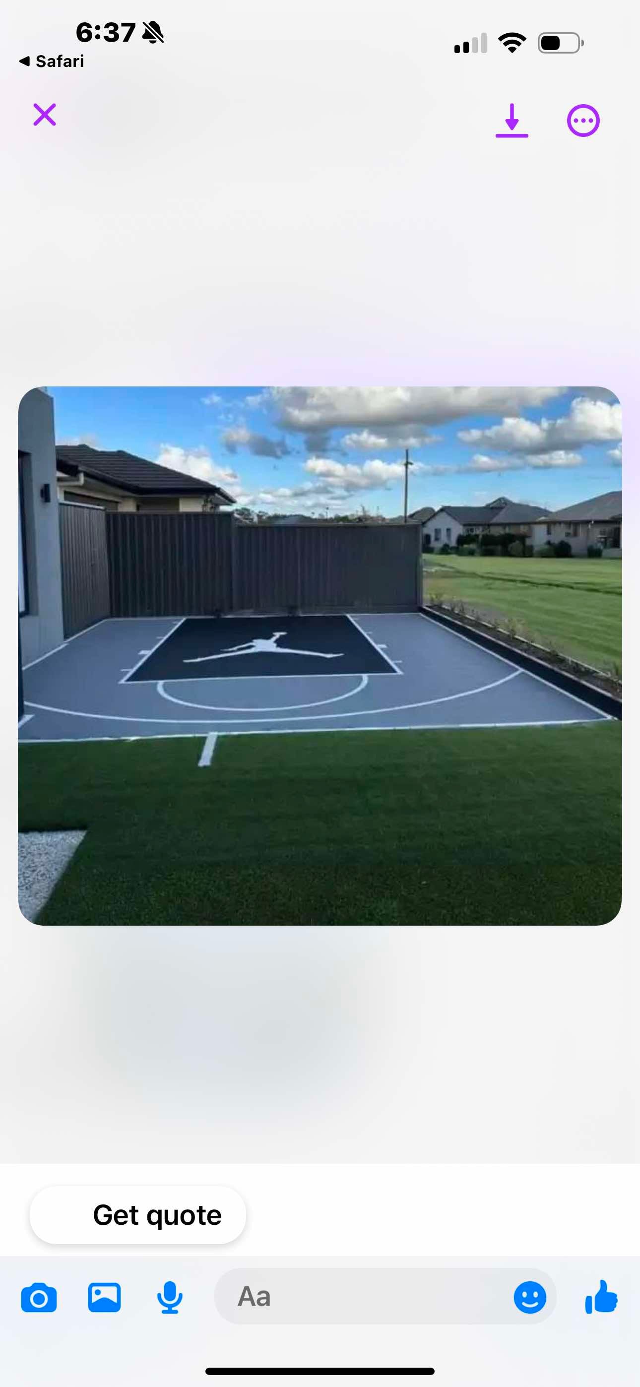 KCA Basketball Court - 6 x 7m