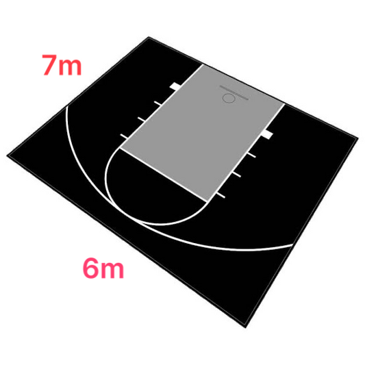 KCA Basketball Court - 6 x 7m